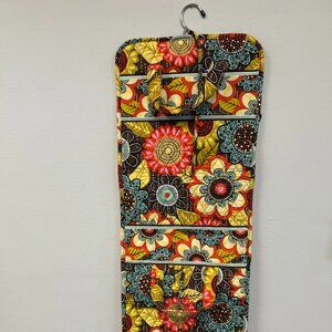 VERA BRADLEY ~ Flower Power ~ Hanging Traveler Cosmetic/ Toiletry Bag